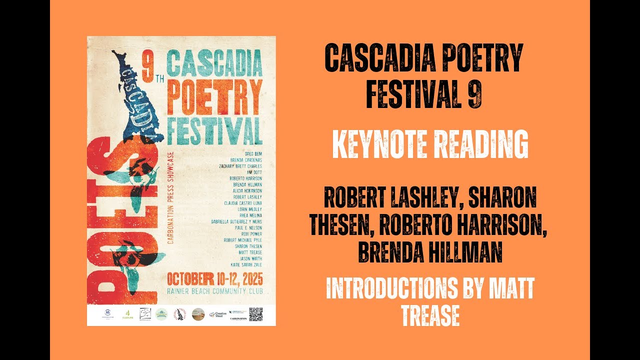 Cascadia Poetry Festival 9 Keynote Reading
