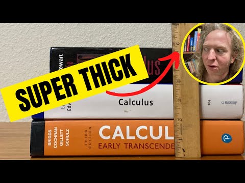 3 SUPER THICK Calculus Books for Self Study