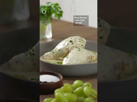 , title : 'Pollo en Salsa Cremosa de Uvas | kiwilimón recetas'