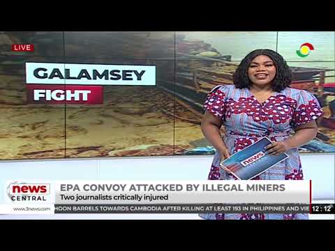 EPA Officials Run For Their Lives as Armed Galamsey Operators In Obuasi Attack