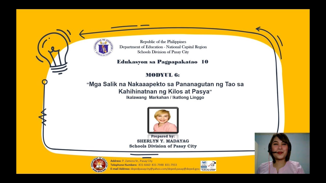 DepEd Pasay EsP10-Q2-W3