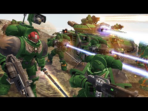 Unification Mod | Primaris Agressors & Eradicators vs Eldar! - Survival / Dawn of War: Soulstorm