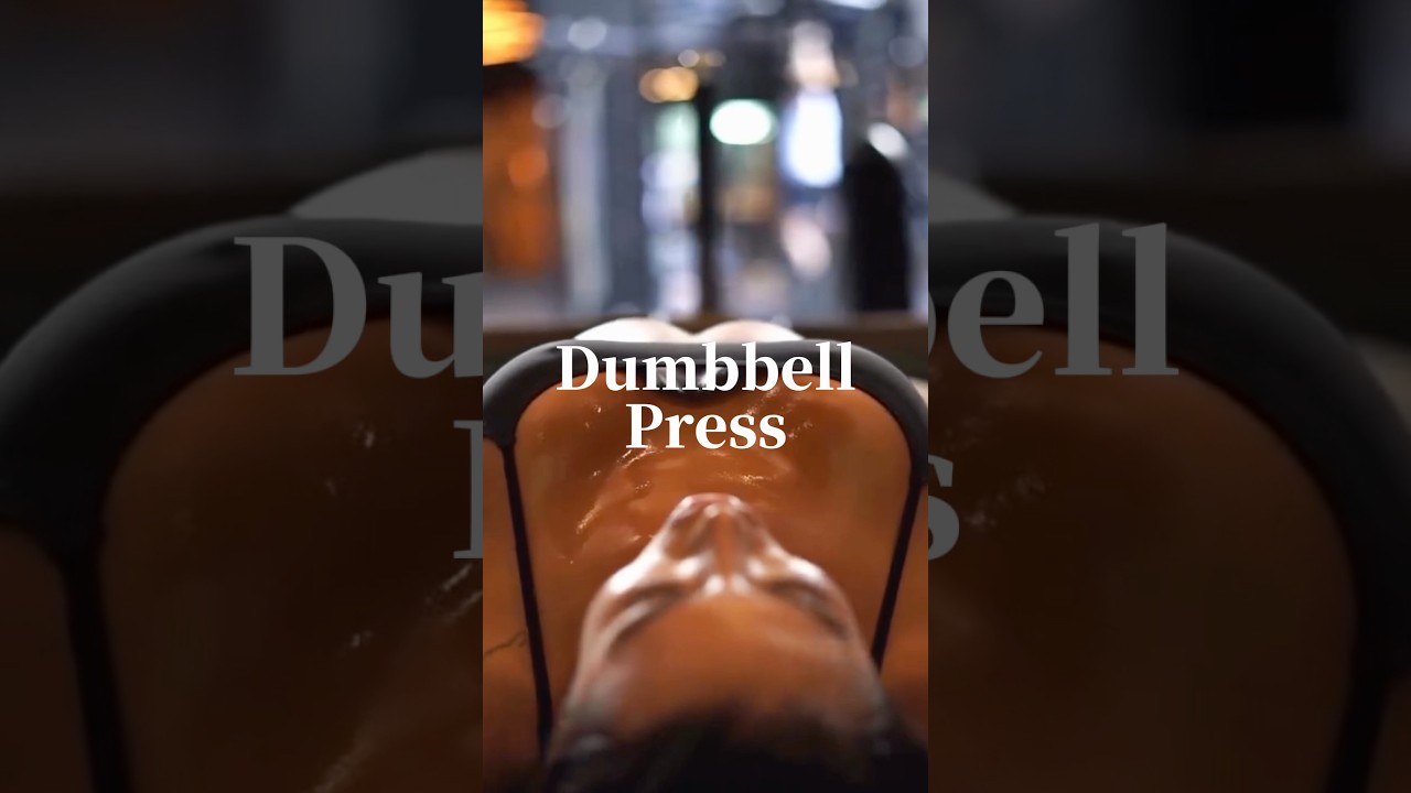 Dumbbell Press. #筋トレ女子 #ダイエット #shorts #chestpress