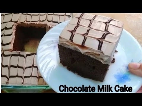 Quick And Easy Chocolate Cake in Blender without Butter - Eid Special Chocolate Cake Recipe