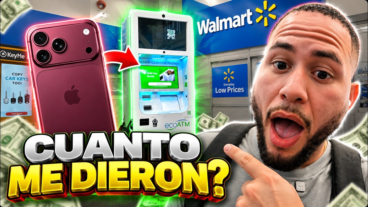 VENDIENDO iPhone 18 Pro Max y 17 Pro MAX a MAQUINA DE WALMART