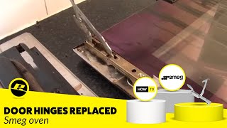 How to Replace the Oven Door Hinges on a Smeg Cooker