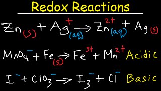 How To Balance Redox Reactions - General Chemistry Practice Test / Exam Review