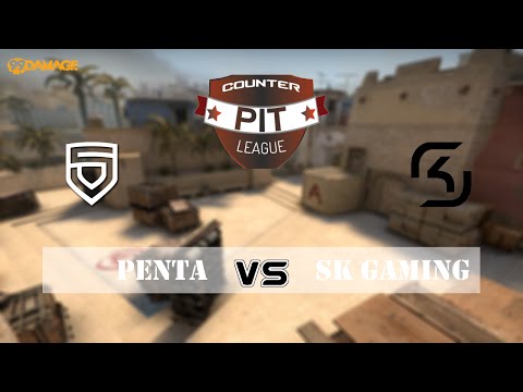 PENTA Sports vs. SK Gaming | Counter Pit League Season #2 | de_mirage Map 2
