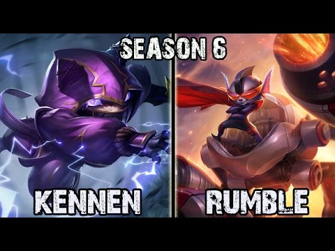 Kennen vs Rumble - SKT T1 Duke vs SG Cuvee TOP Challenger NA