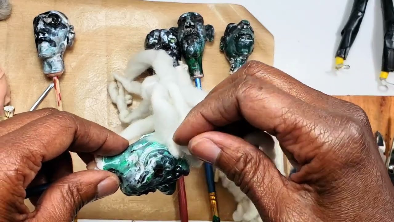 How to Glue Hair on a Monster