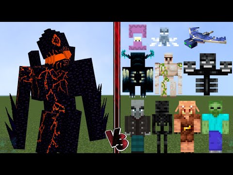 LAVA GOLEM vs ALL MOBS