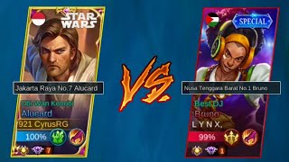 Download lagu Top. 7 Alucard Vs Top. 1 Bruno!🔥 | Top Global Alucard Vs Top Global Bruno! | Who Will Win?!🔥 | MLBB mp3