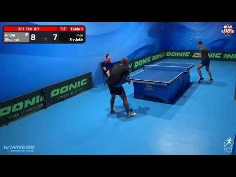 12:30 Andrii Shamrai  3-1 Ihor Trydukh West 1 WIN CUP 16.11.2022 | TABLE TENNIS WINCUP