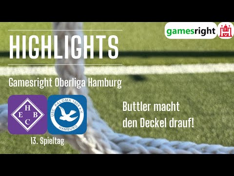 13. Spieltag Gamesright Oberliga Hamburg Highlights HEBC - USC Paloma