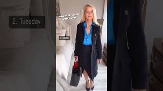 WORKWEAR OUTFIT IDEAS FOR WOMEN | NEUTRAL COLORS FOR WORK | #shorts #shortsvideo #workwear