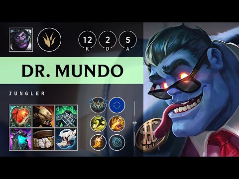 Dr. Mundo Jungle vs Kha'Zix - EUW Challenger Patch 25.09