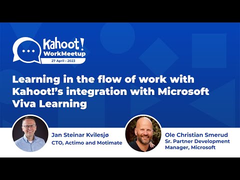Learning in the flow of work with Kahoot!’s integration with Microsoft Viva Learning