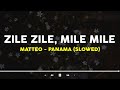 Matteo Panama Slowed Zile Zile Mile Mile Tiktok Song Lyrics Terjemahan