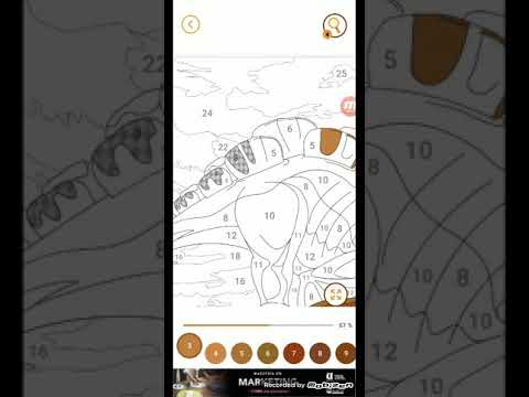 Dinosaurios juegos de pintar gameplay # 25