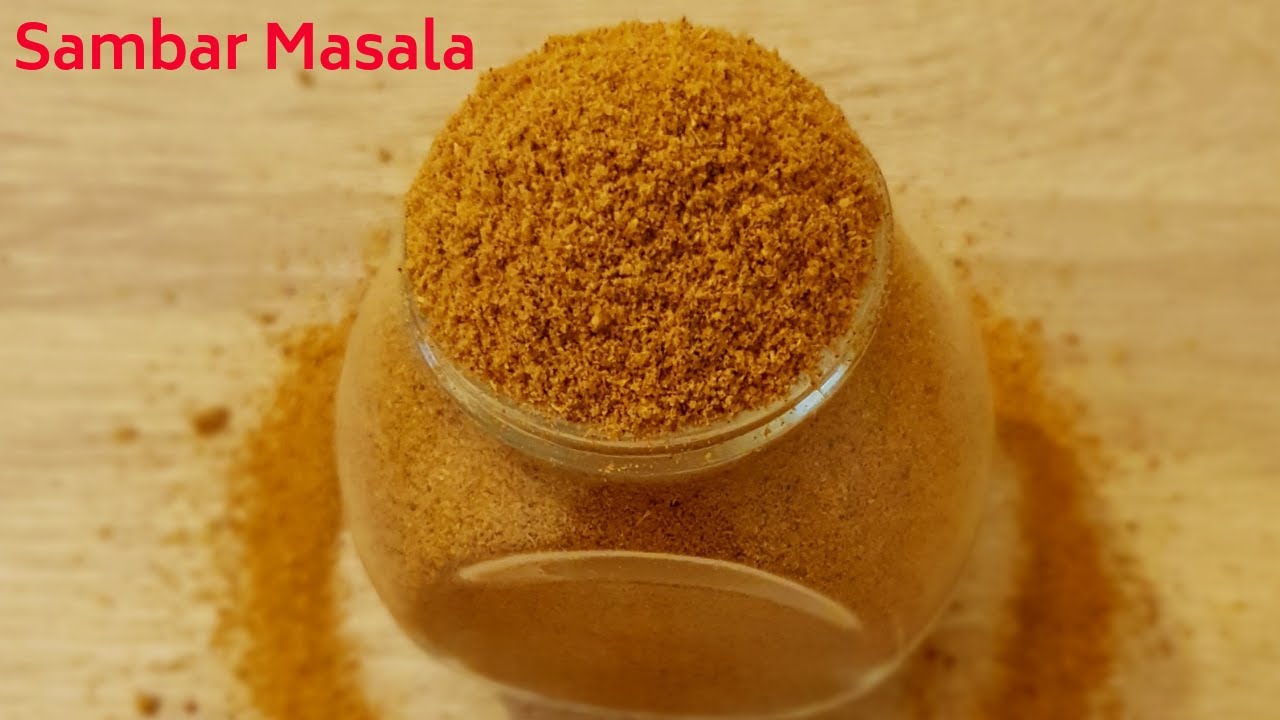 Sambar Masala (Spice mix for lentil-veggie stew)