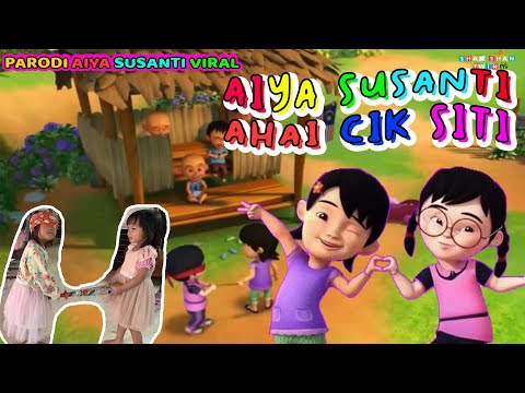 Lagu AIYA SUSANTI Viral | CACIL COVER | Parodi Aiya Susanti Anak Kembar | UPIN IPIN