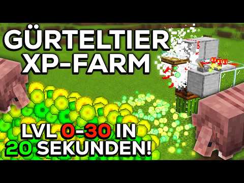 GÜRTELTIER XP FARM MINECRAFT BEDROCK 1.21