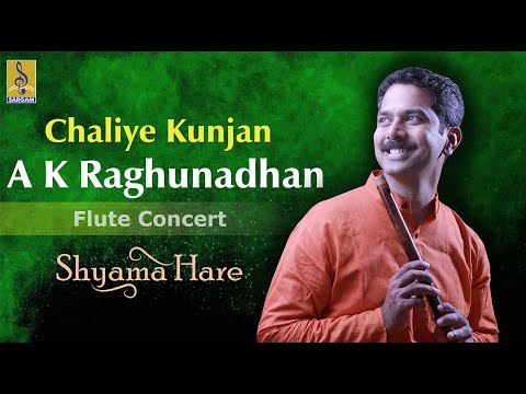 Chaliye kunjan | a flute concert by A.K.Raghunadhan | Shyama Hare