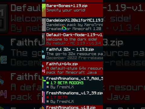 Как установить ресурспак в майнкрафте!
