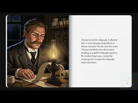 Who Was Thomas Edison? | Simple English Short Story | Learn English | The Life of Thomas Edison