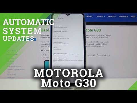 Motorola Moto G30 - How to Stop Auto Update Apps?