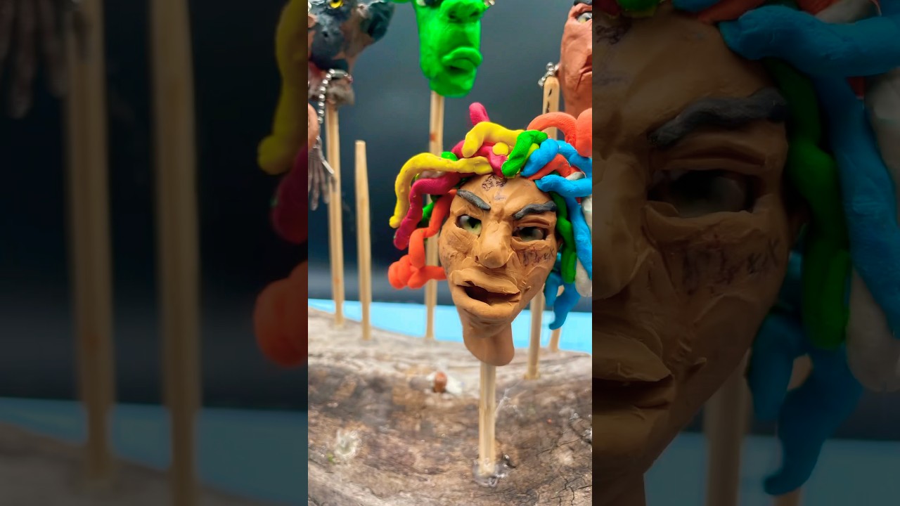 Stopmotion Animation Rapping Heads