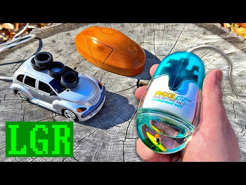 Weird Old Computer Mice: Wood, Wheels, & Water