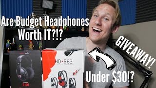 Video thumbnail for Are Headphones Under $30 Worth it? & GIVEAWAY! by Joel Heslop
