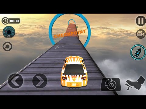 Impossible Car Tracks 3D: All Cars Driving (Orange, Pink,Green, Blue Red) - Android Gameplay 3D