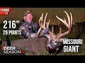 216 World Class Missouri Whitetail Terry Drury S Largest Buck Ever 26 Points Deer Season 23