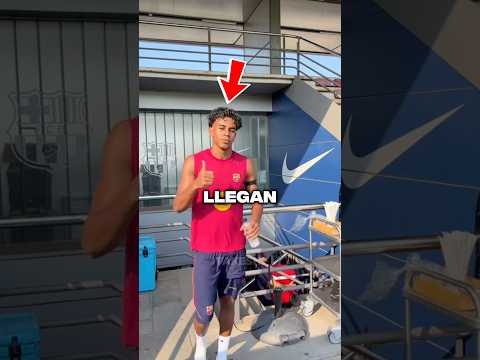 A qué hora llegan los jugadores del Barcelona al entrenamiento #futbol #short