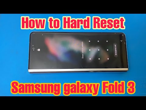 How to Hard Reset Samsung Galaxy Fold 3 Screen Lock Pattern | Easy Unlock Method