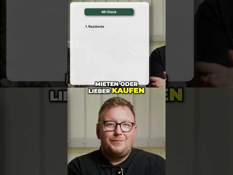 Perfekter Standort der Immobilie als Investment: 4R-Check