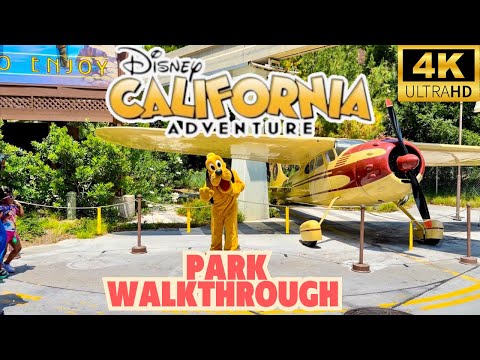 Disney California Adventure Park Walkthrough |DCA Afternoon Walking Tour