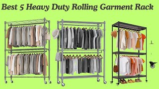 Best 5 Heavy Duty Rolling Garment Rack 2024 Best 5 Heavy Rolling Garment Rack review[Buying Guide]