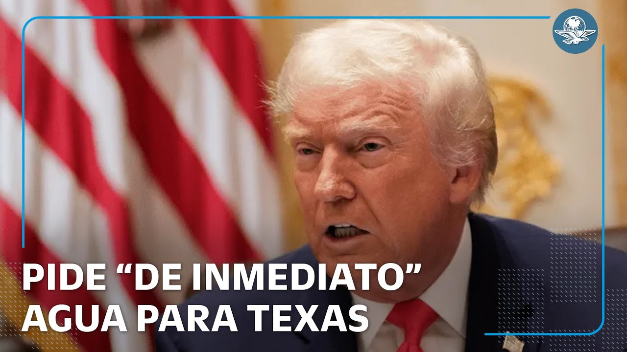 Trump amenaza a México con arancel del 5 % si no cumple con el Tratado de Aguas