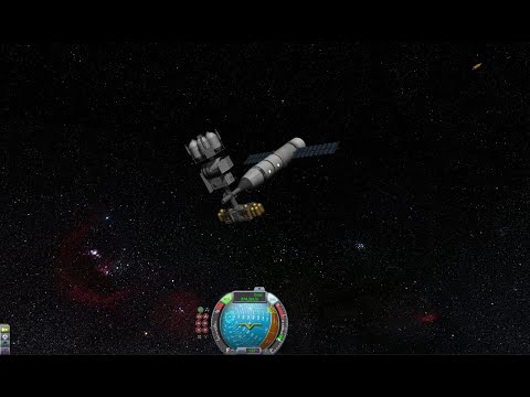 KSP 1.11: Building Lunar gateway station with SLS/HLS +Starship (Artemis III pt1)