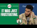 Jayson Tatum Speaks on GAME 7 INJURY + Jaylen Brown Future With Celtics | CBS Sports