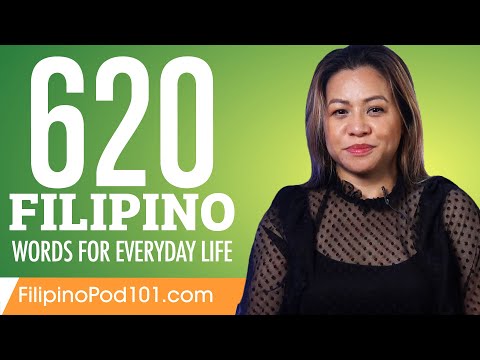 620 Filipino Words for Everyday Life - Basic Vocabulary #31
