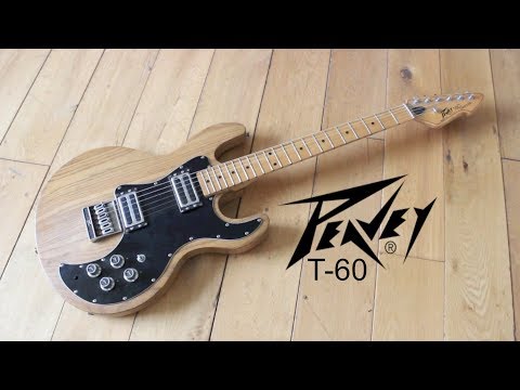 Peavey T-60 Electric Guitar - Natural Finish and All Original with OHSC! image 26