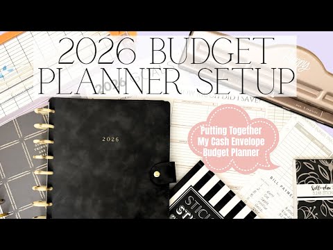 2026 Budget Planner Setup | Cash Envelope System | Frankenplanner Setup | Classic Happy Planner