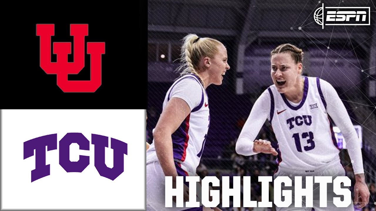 HAILEY VAN LITH SNATCHES 24 PTS 😤 Utah Utes vs. TCU Horned Frogs | Full Game Highlights | ESPN CBB