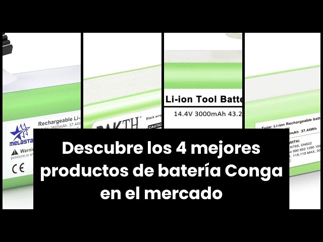 Vídeo relacionado con BAKTH 14.4V 2600mAh Li-Ion Batería de Reemplazo para Conga Excellence 990 950 1090 1790 1990, Ecovacs Deebot N79 N79S DN622, Eufy RoboVac 11 11S 12 15C 30 30C 35C, IKOHS NETBOT S14 S15