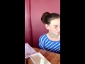 Devon Eating Raw Squid Sushi