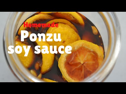 How to make ★HOMEMADE PONZU soy sauce★ must have in Japanese ingredients!